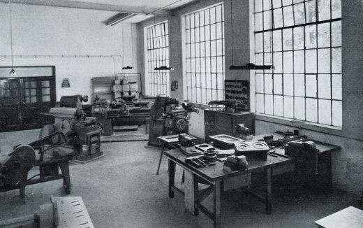 Produktionsstätte in den 1950ern
