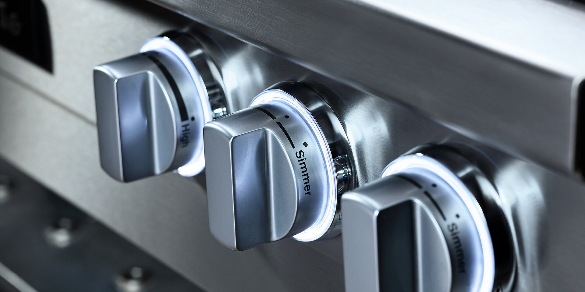 Knebelschalter für Professional Kochfeld