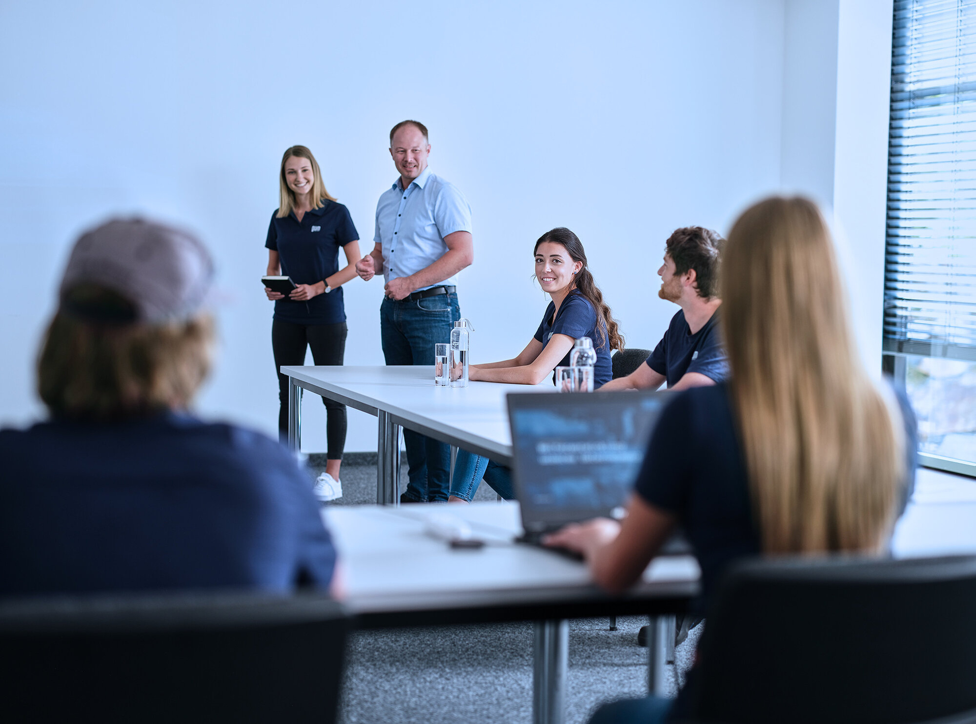 Teilnehmende eines Workshops in der GWM-Akademie